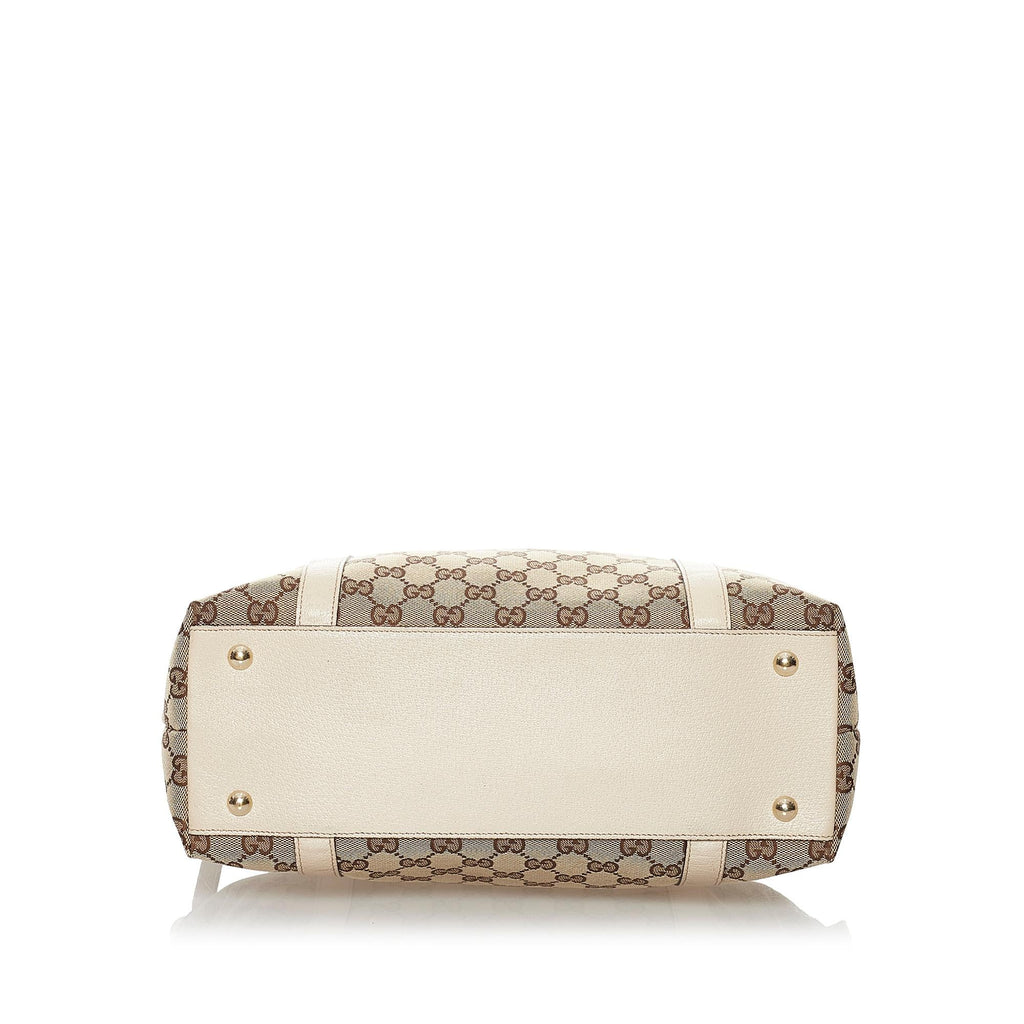 Gucci GG Canvas Abbey Tote Bag (SHG-32489)