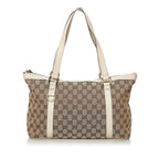 Gucci GG Canvas Abbey Tote Bag (SHG-32489)
