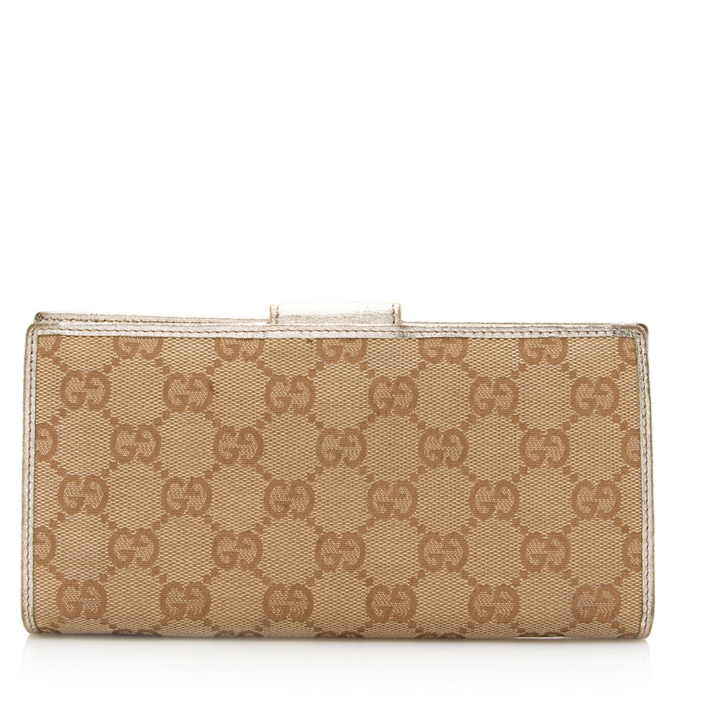 Gucci GG Canvas Abbey Wallet (SHF-20729)