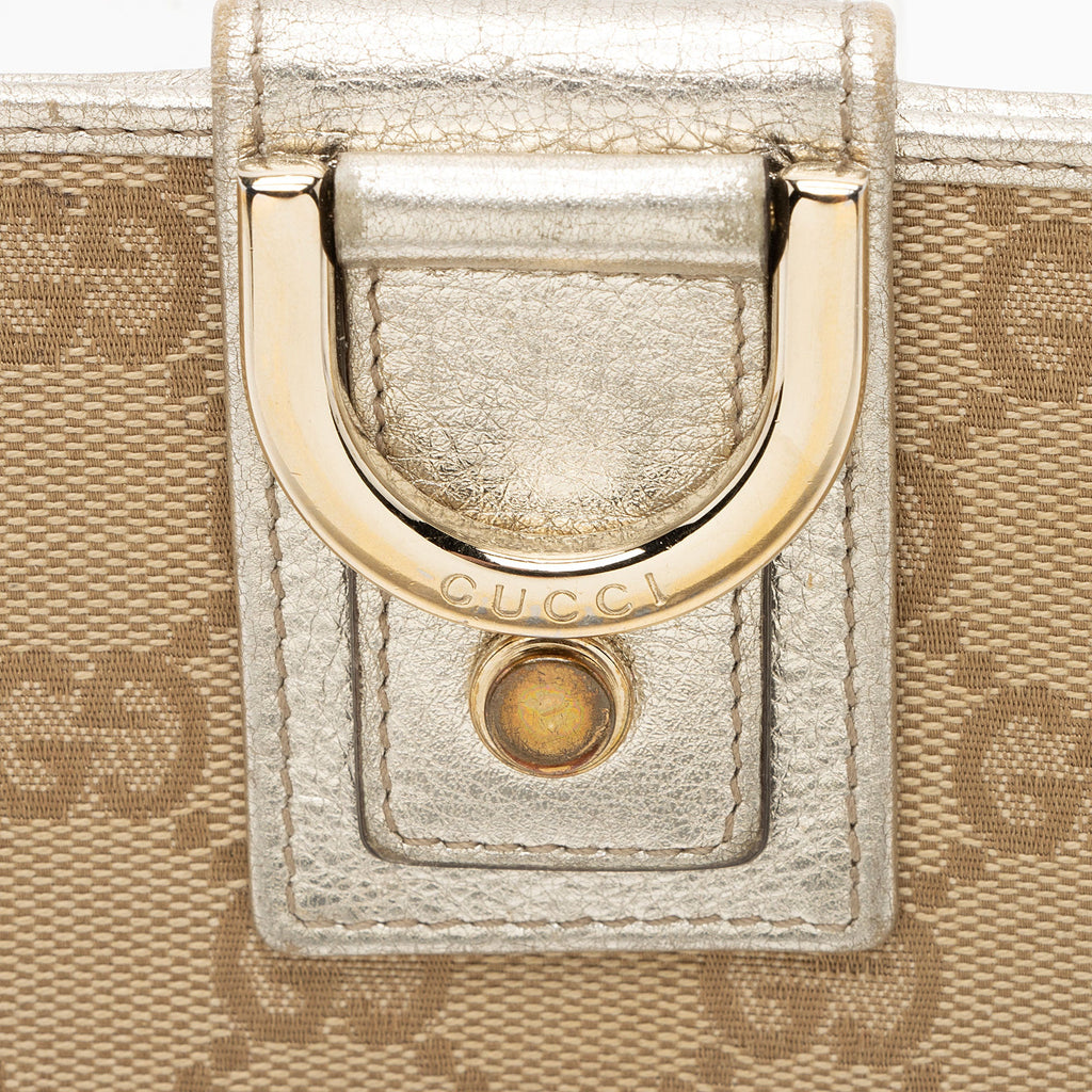 Gucci GG Canvas Abbey Wallet