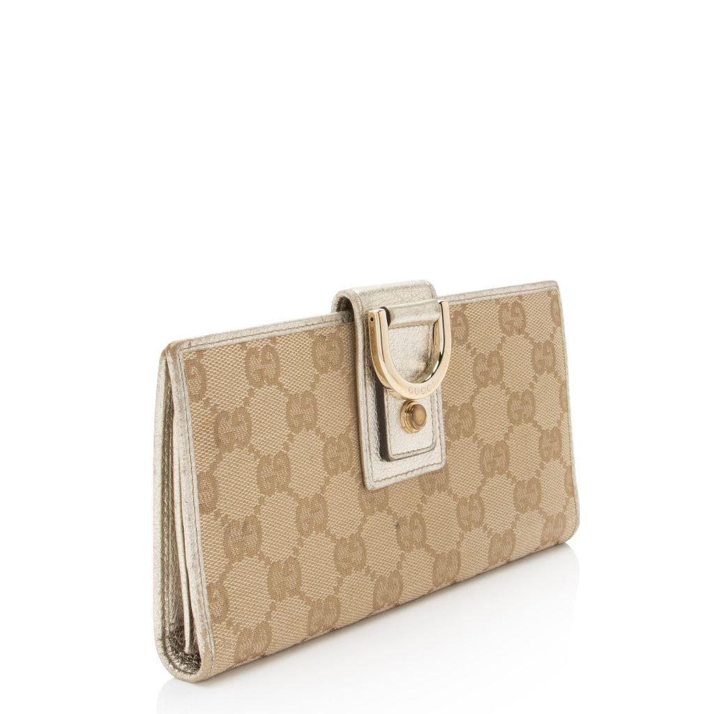 Gucci GG Canvas Abbey Wallet