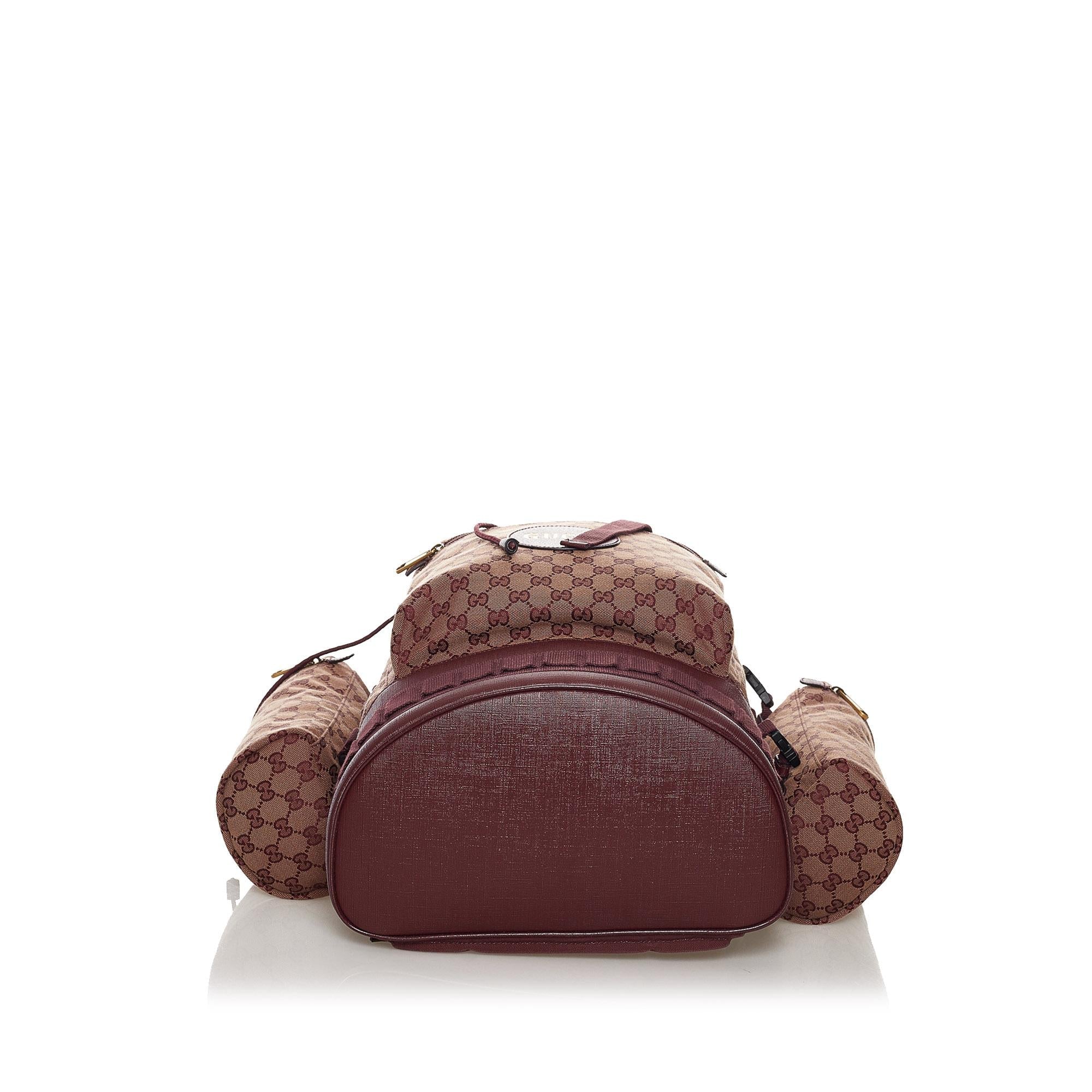 Gucci GG Canvas Alpina Trekking Backpack (SHG-szkLlr)