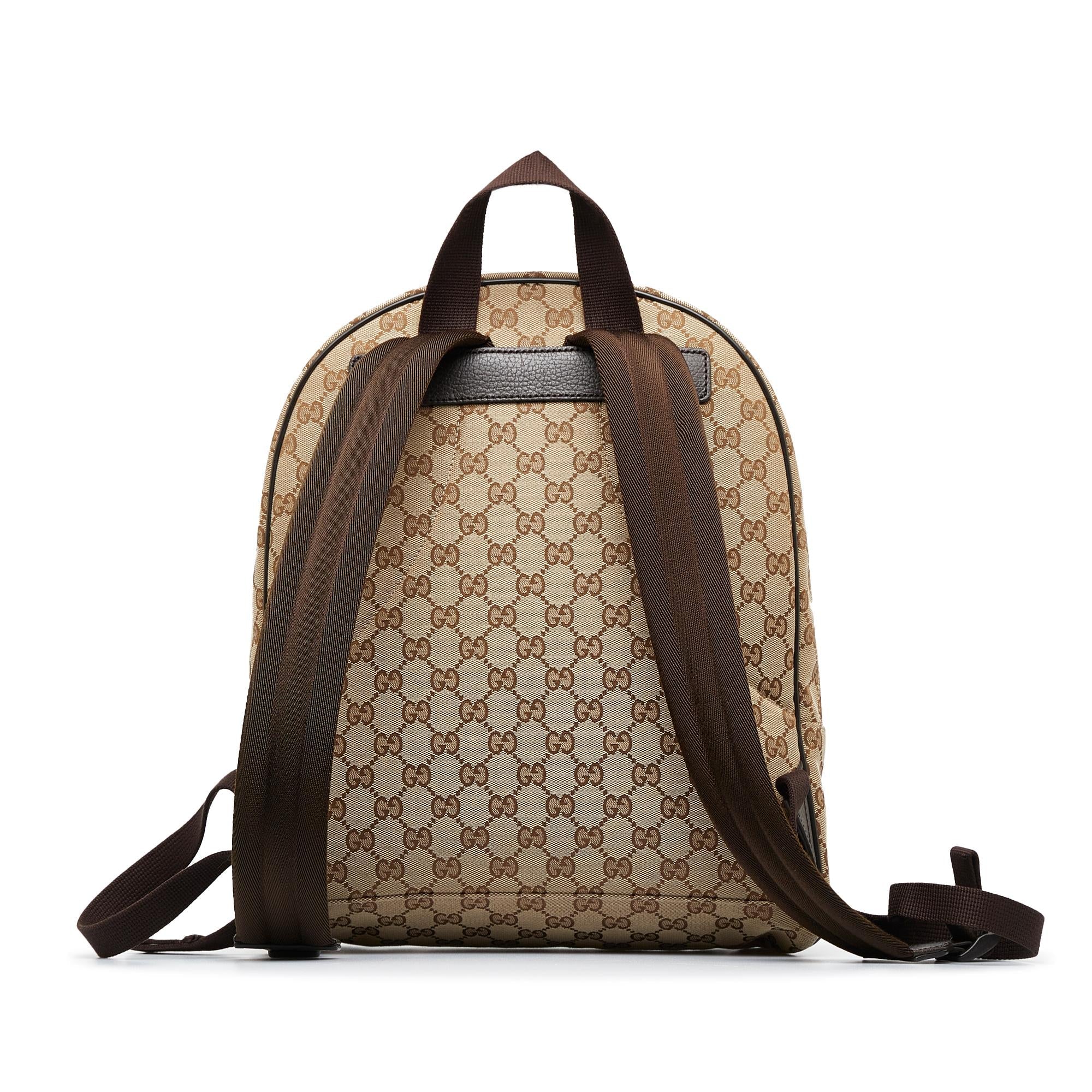 Gucci GG Canvas Backpack (SHG-SZhwLx)