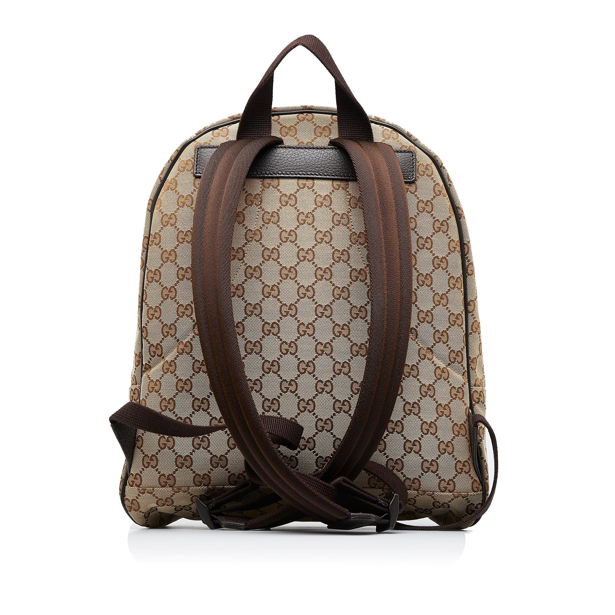 Gucci GG Canvas Backpack (SHG-9dRBbO)