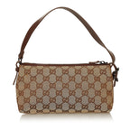 Gucci GG Canvas Baguette (SHG-28682)