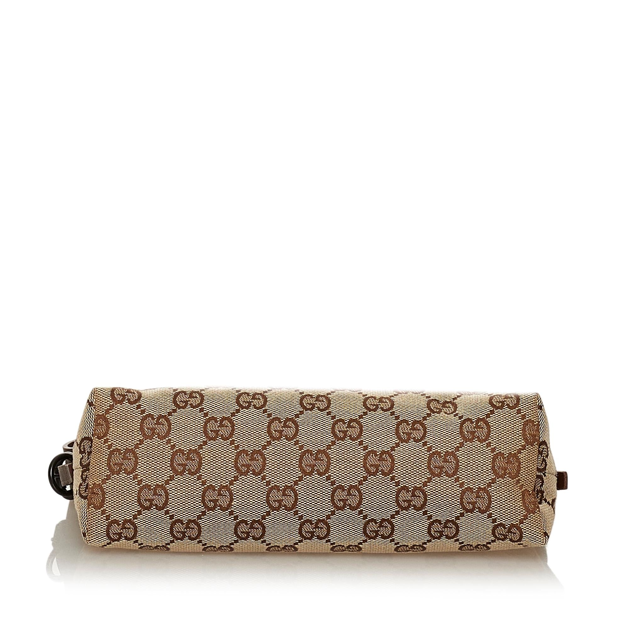 Gucci GG Canvas Baguette (SHG-28682)