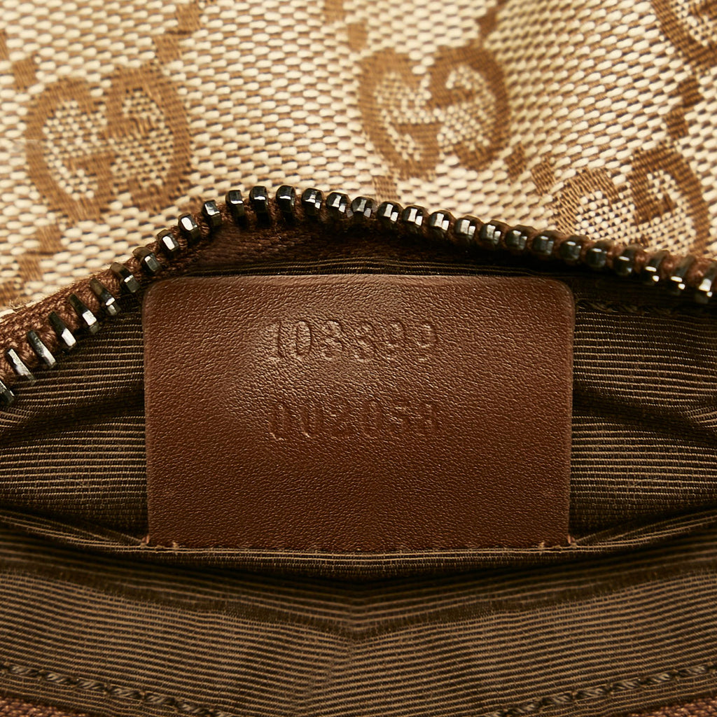 Gucci GG Canvas Baguette (SHG-28682)