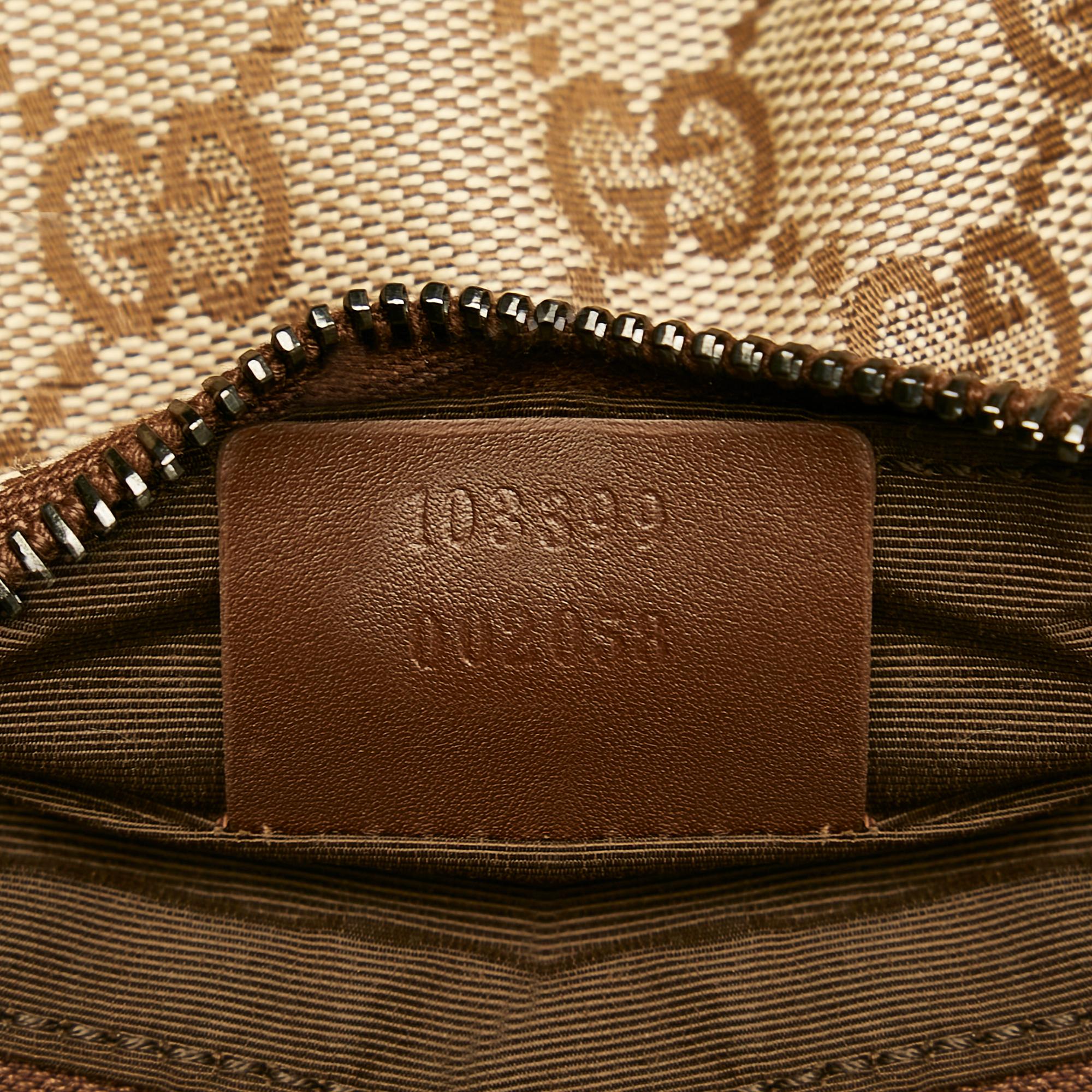 Gucci GG Canvas Baguette (SHG-28682)