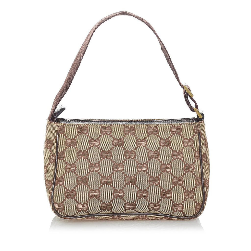 Gucci GG Canvas Baguette (SHG-31120)