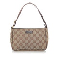 Gucci GG Canvas Baguette (SHG-31120)