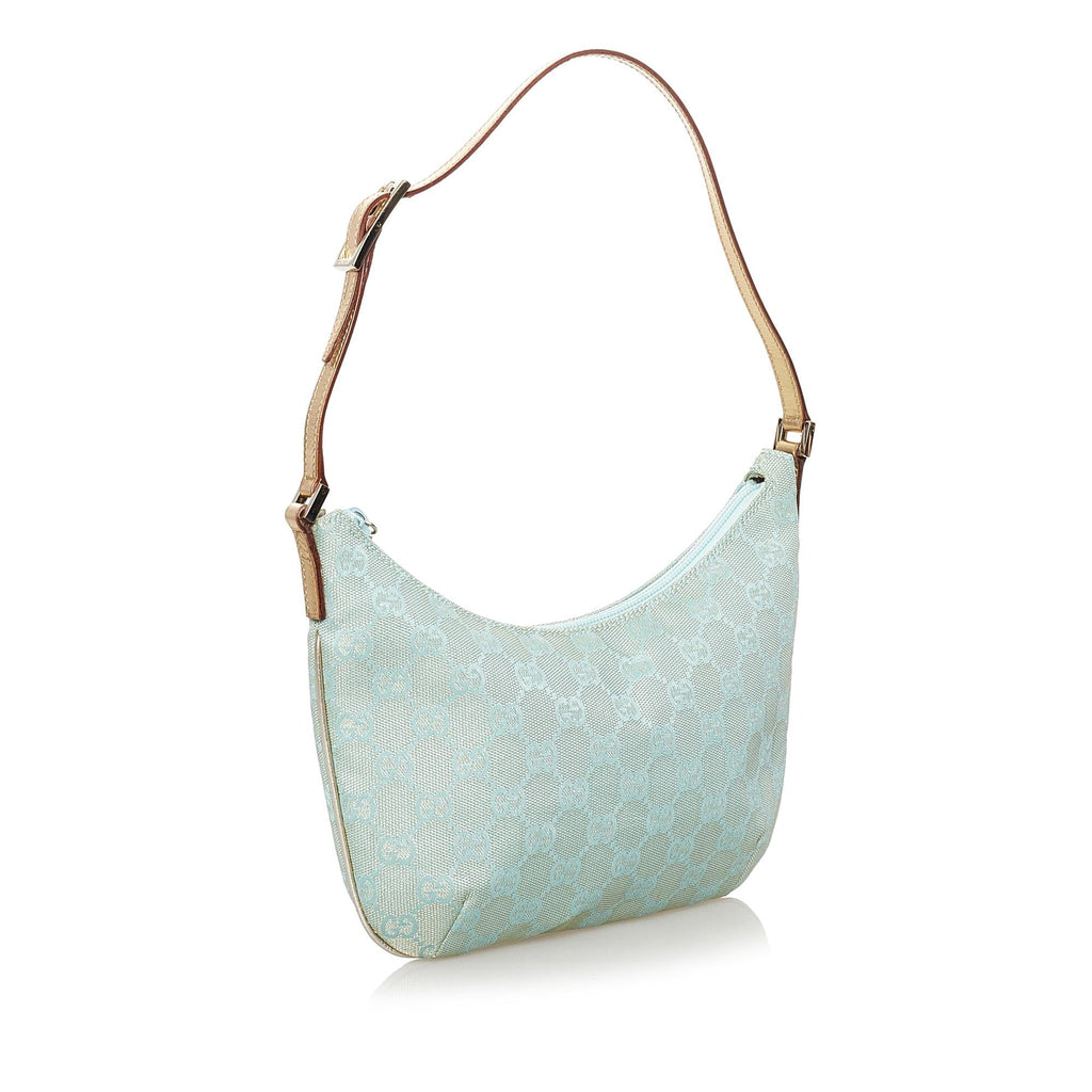 Gucci GG Canvas Baguette (SHG-31405)