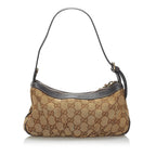 Gucci GG Canvas Baguette (SHG-34048)
