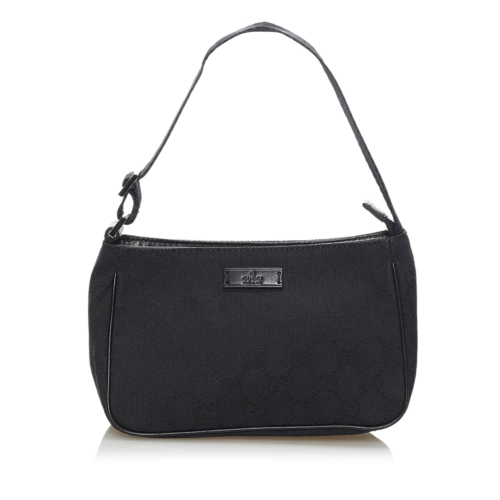 Gucci GG Canvas Baguette (SHG-34237)