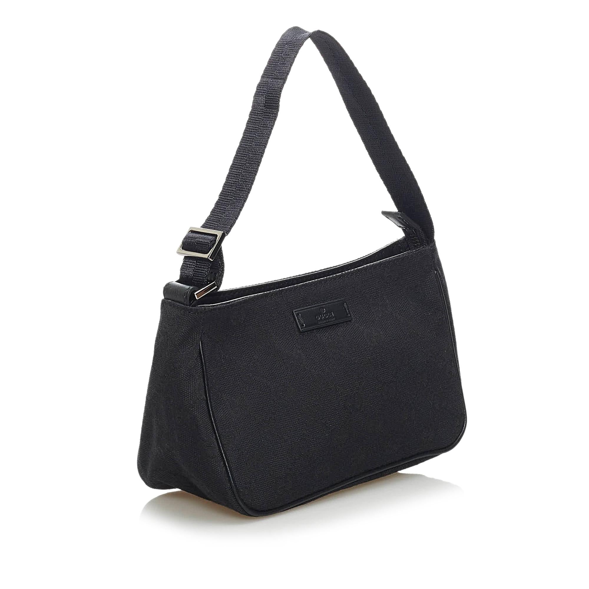 Gucci GG Canvas Baguette (SHG-34237)