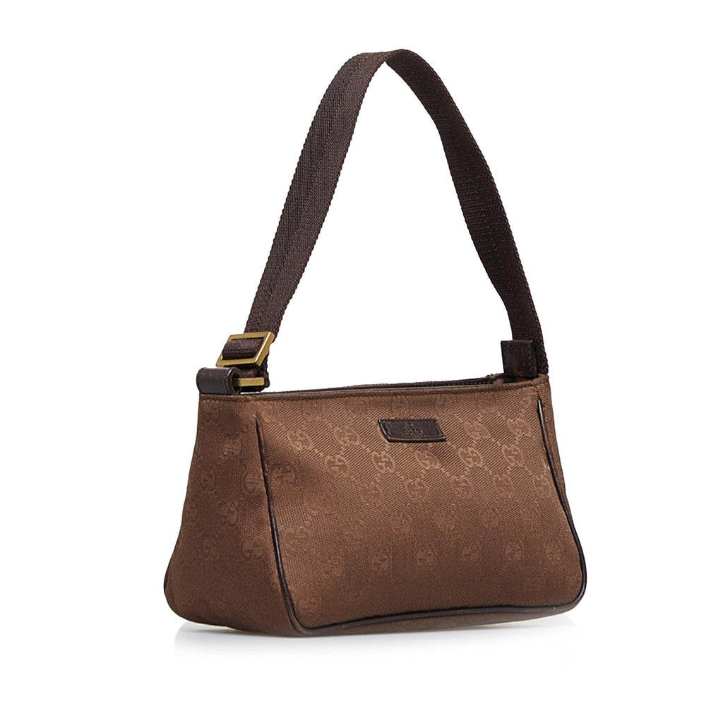 Gucci GG Canvas Baguette (SHG-5aysgm)