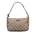 Gucci GG Canvas Baguette (SHG-LwbSCX)