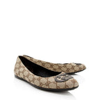 Gucci GG Canvas Ballet Flats - Size 8 / 38 (SHF-19280)