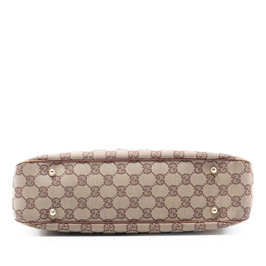 Gucci GG Canvas Bamboo Anita Handbag