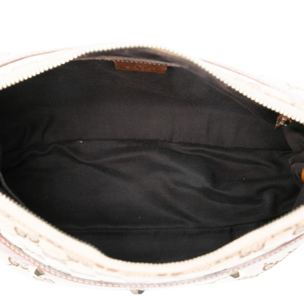 Gucci GG Canvas Bamboo Anita Handbag