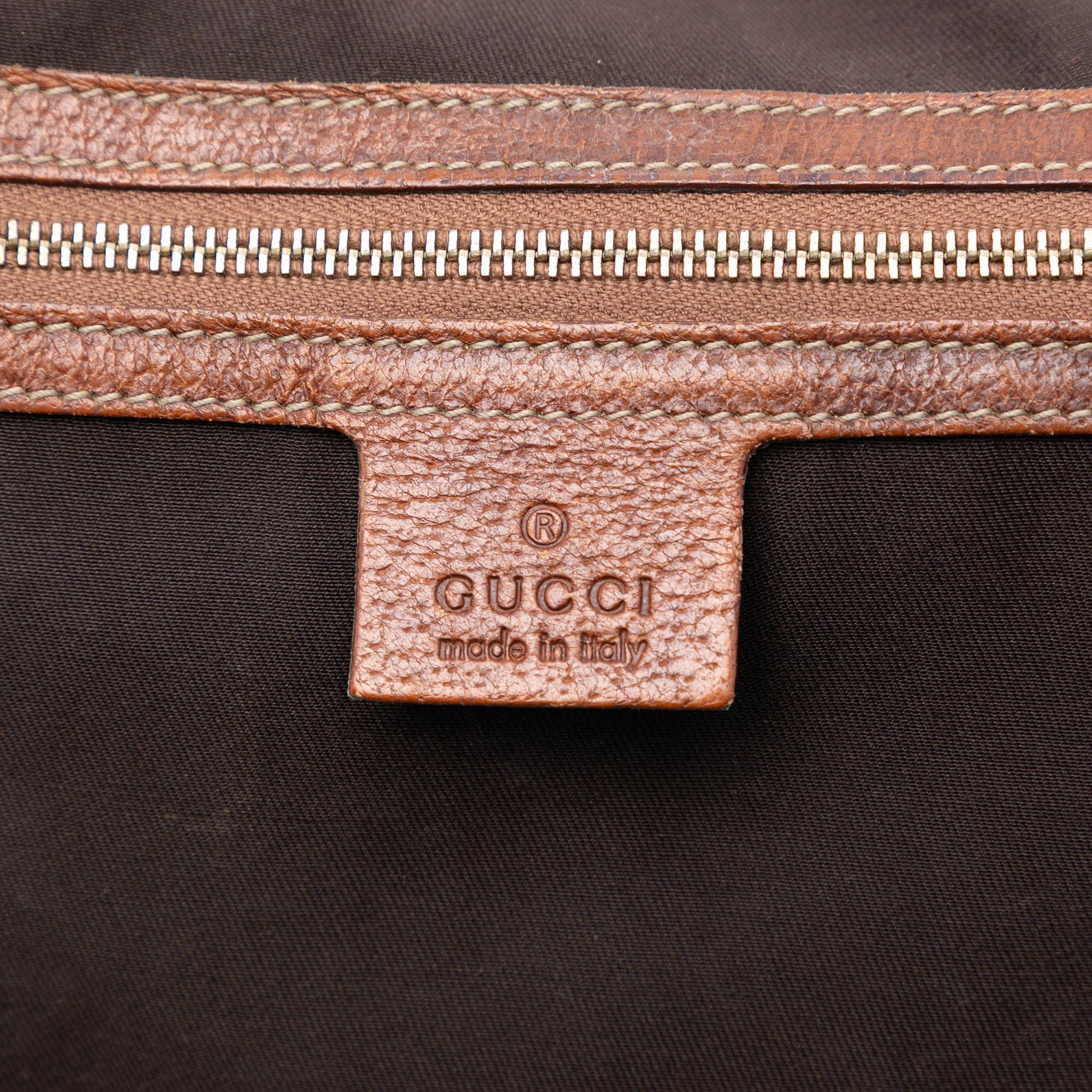 Gucci GG Canvas Bamboo Anita Handbag
