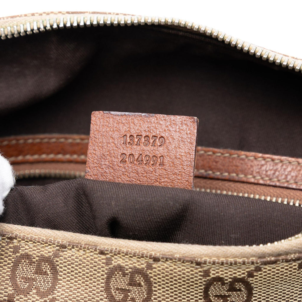 Gucci GG Canvas Bamboo Anita Handbag