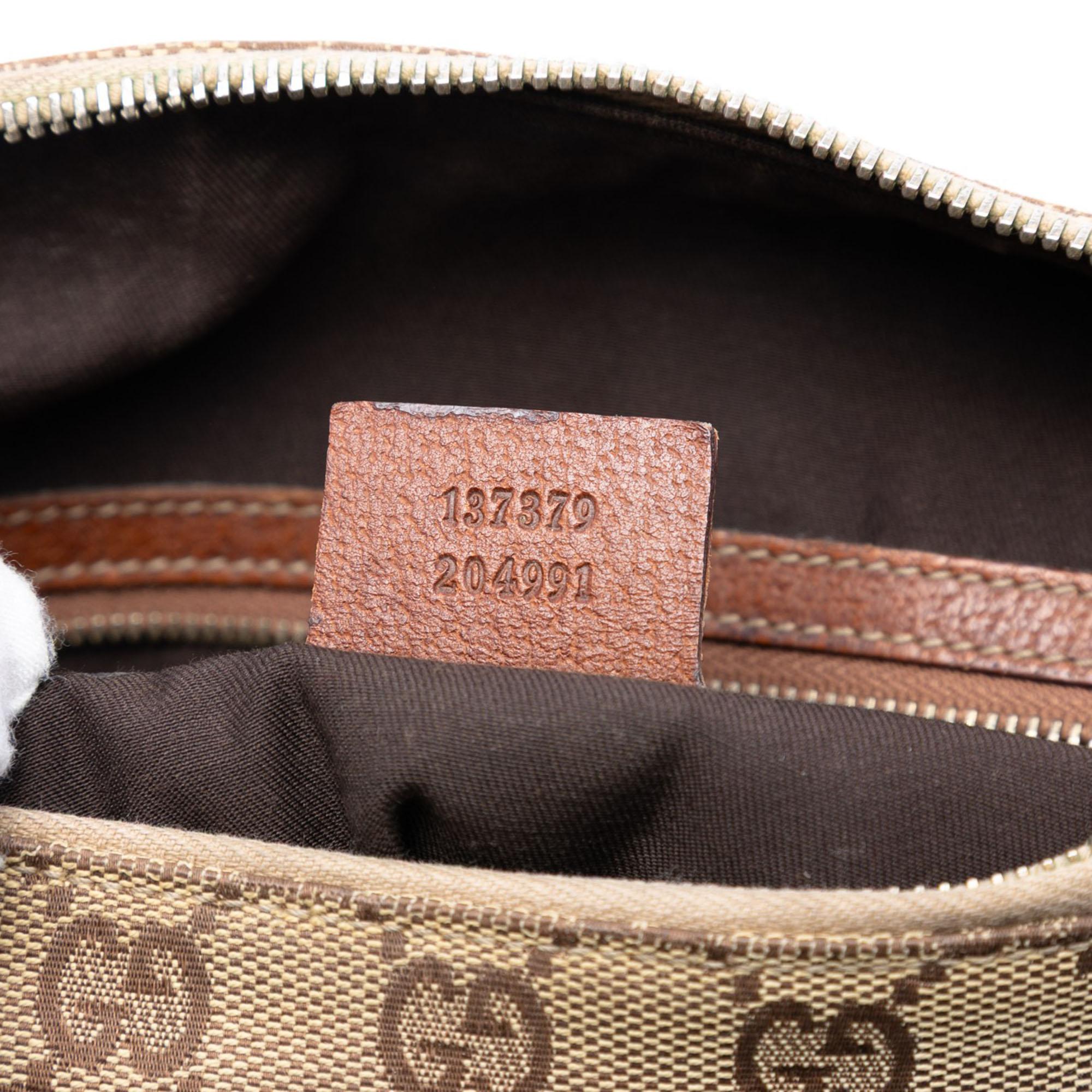 Gucci GG Canvas Bamboo Anita Handbag
