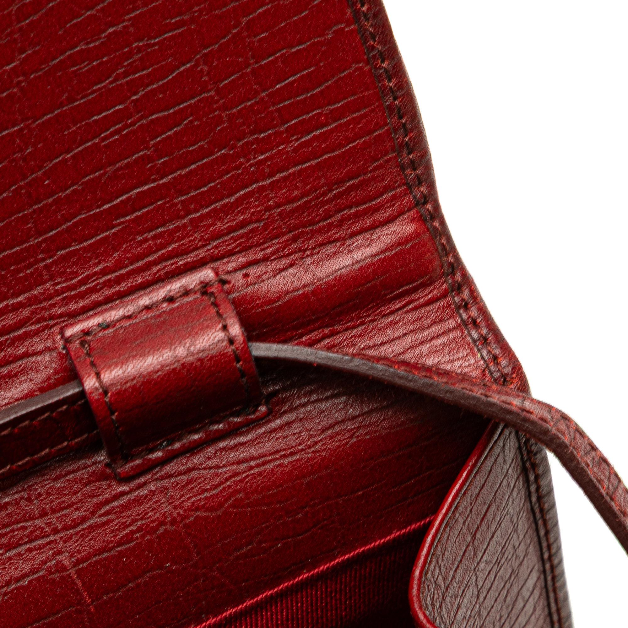 Gucci GG Canvas Bamboo Bar Crossbody
