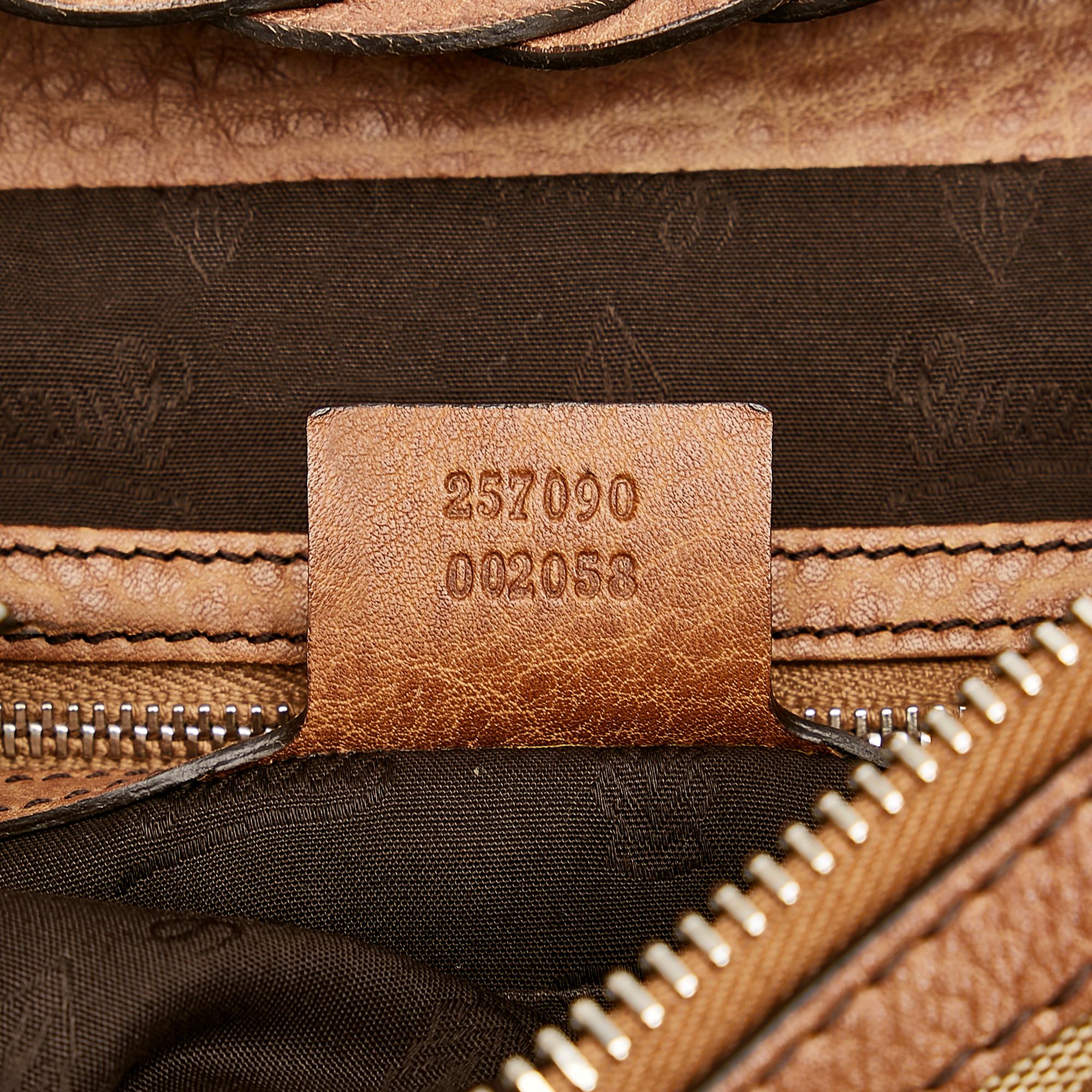 Gucci GG Canvas Bamboo Bar Hobo (SHG-oJqkMt)
