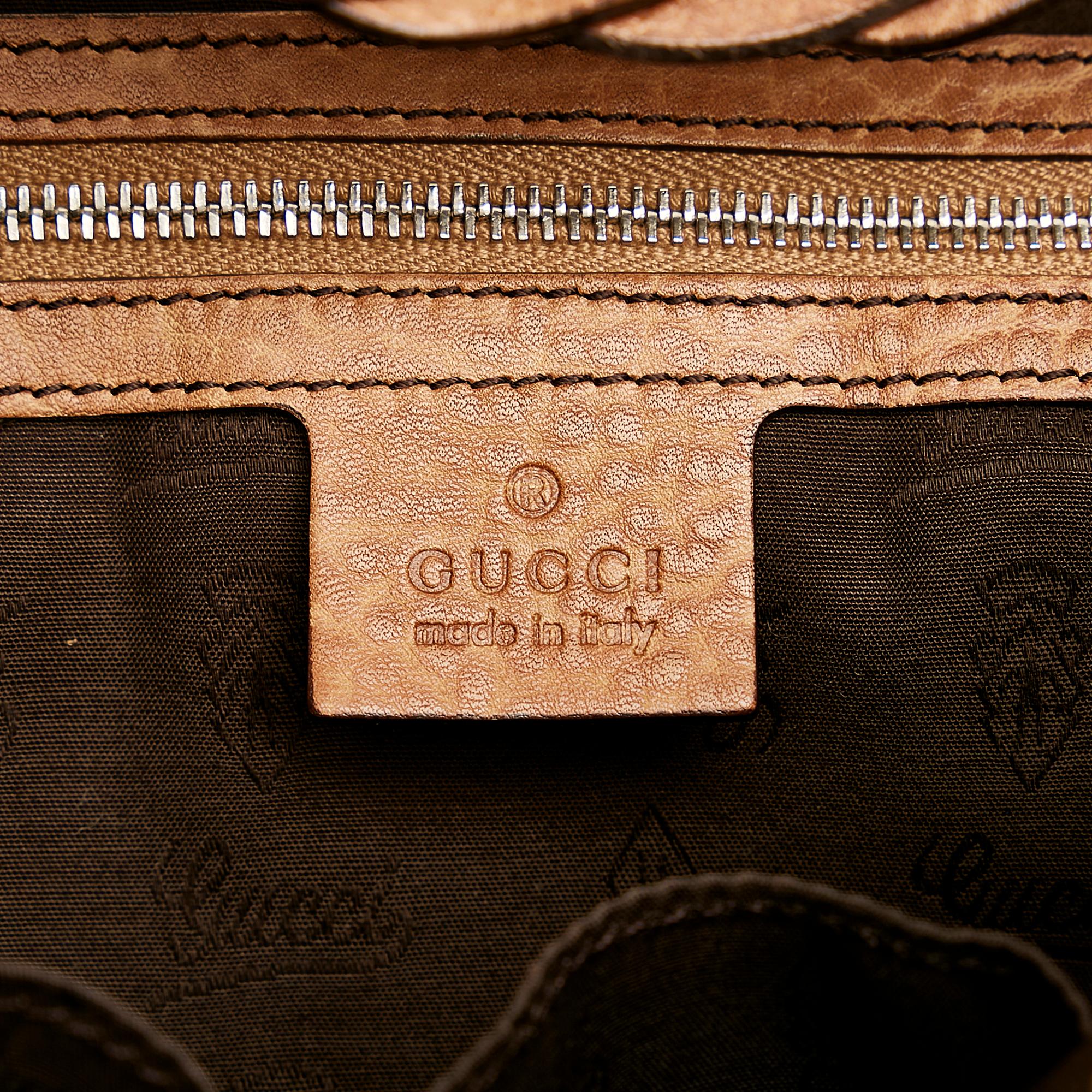 Gucci GG Canvas Bamboo Bar Hobo (SHG-oJqkMt)