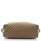 Gucci GG Canvas Bamboo Bar Large Tote (SHF-8uUHe9)
