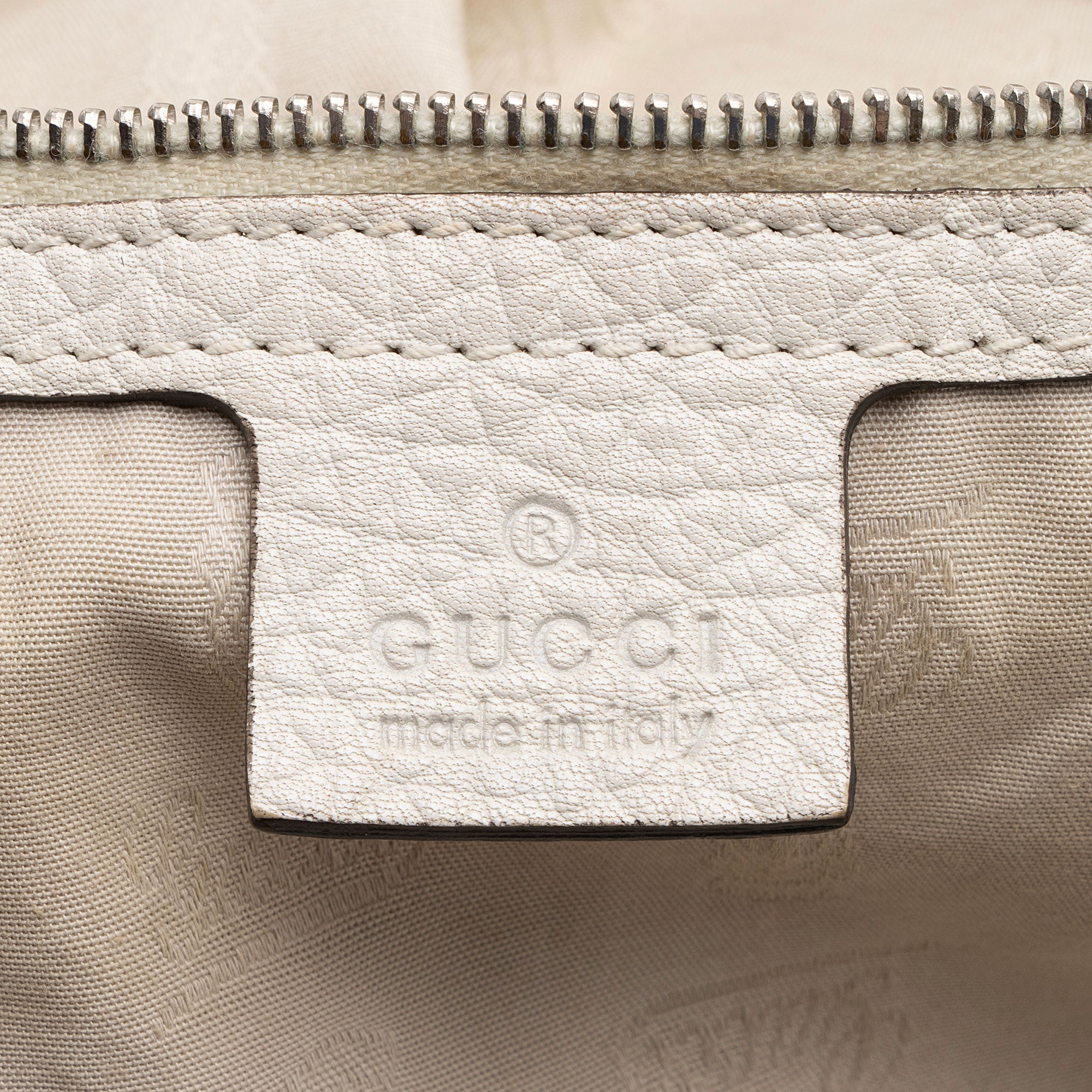Gucci GG Canvas Bamboo Bar Large Tote (SHF-8uUHe9)