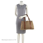Gucci GG Canvas Bamboo Bar Medium Tote - FINAL SALE (SHF-17966)