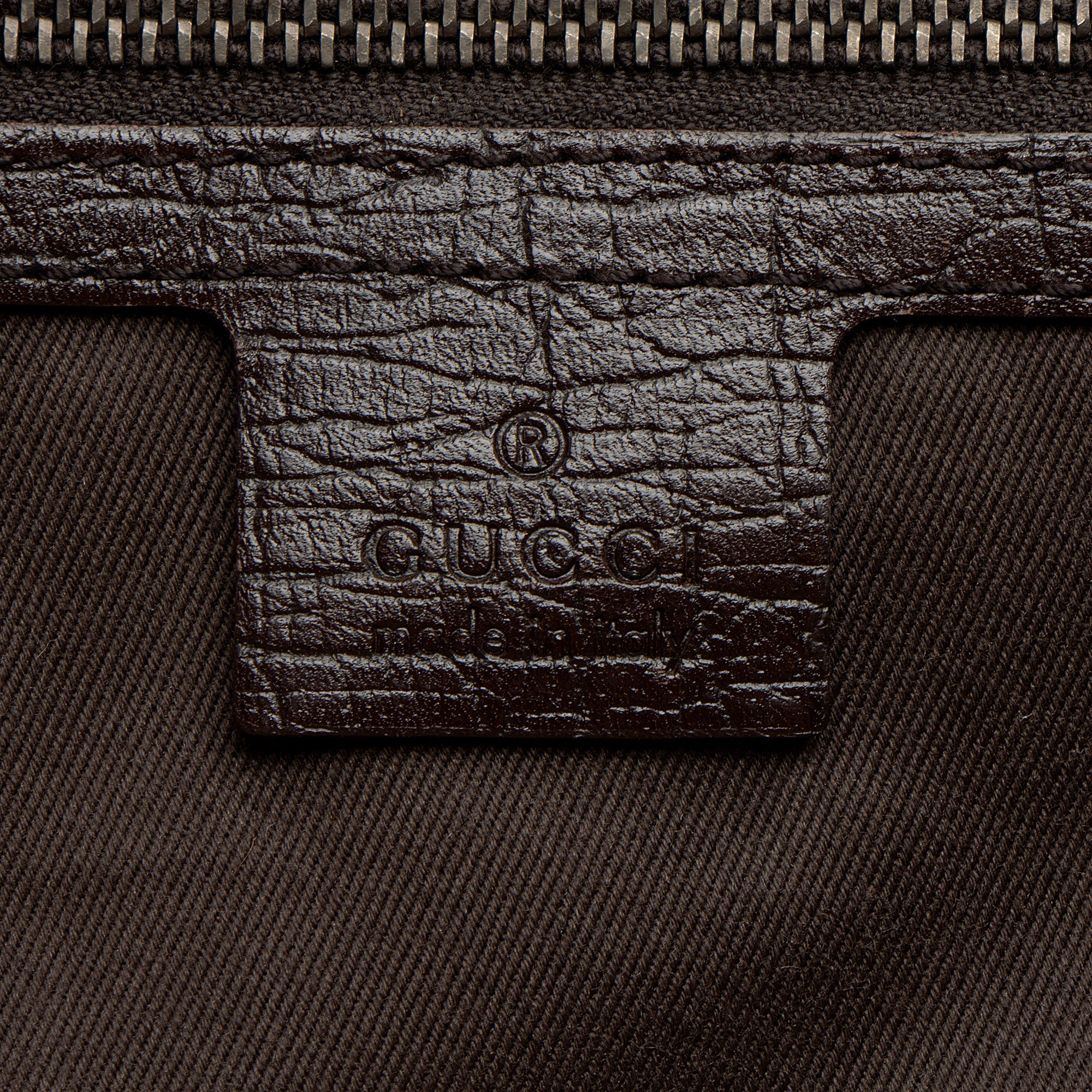 Gucci GG Canvas Bamboo Bullet Medium Satchel (SHF-QsKk05)