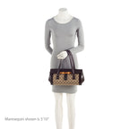 Gucci GG Canvas Bamboo Bullet Medium Satchel (SHF-QsKk05)