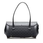 Gucci GG Canvas Bamboo Bullet Shoulder Bag (SHG-CXnDa1)