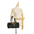 Gucci GG Canvas Bamboo Bullet Shoulder Bag (SHG-CXnDa1)