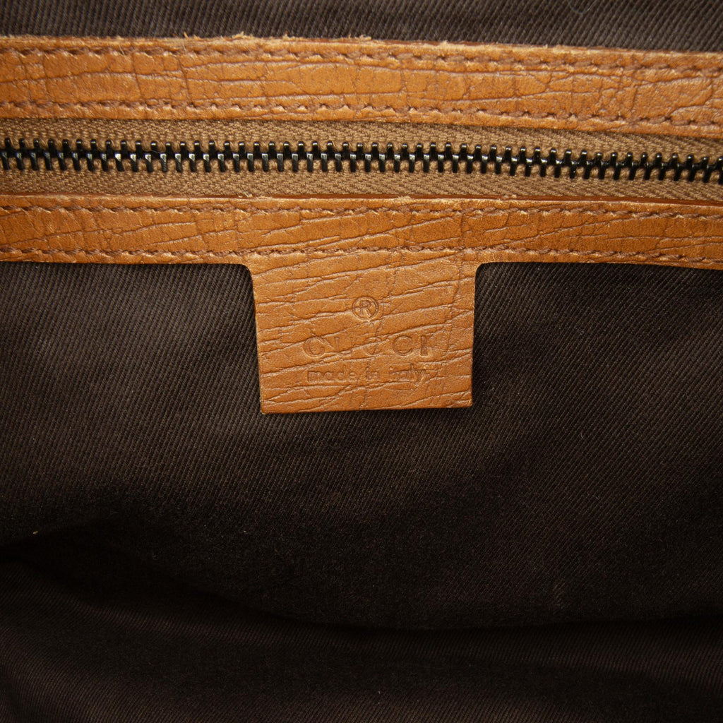 Gucci GG Canvas Bamboo Bullet Shoulder Bag (SHG-aCTqSs)