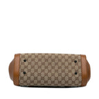 Gucci GG Canvas Bamboo Bullet Shoulder Bag (SHG-aCTqSs)