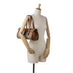 Gucci GG Canvas Bamboo Bullet Shoulder Bag (SHG-aCTqSs)