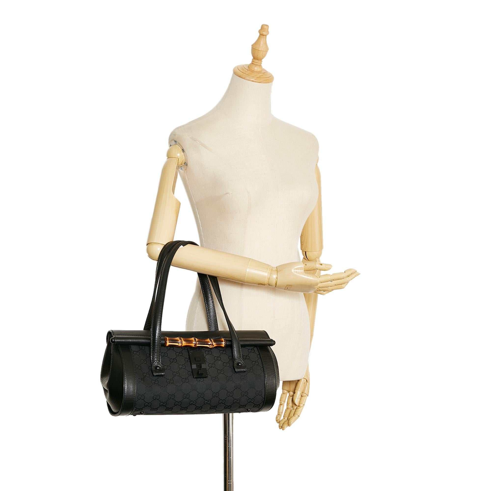 Gucci GG Canvas Bamboo Bullet (SHG-QnU4Hs)