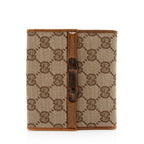 Gucci GG Canvas Bamboo Compact Wallet (SHF-19903)