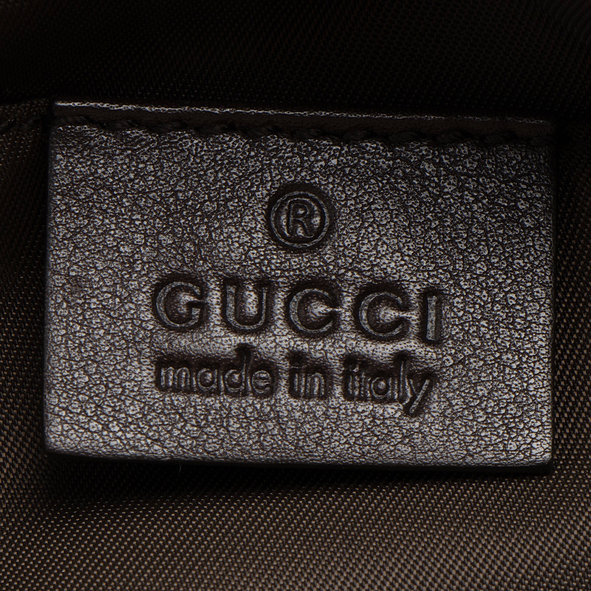 Gucci GG Canvas Bamboo Cosmetic Bag (SHF-h4kppf)