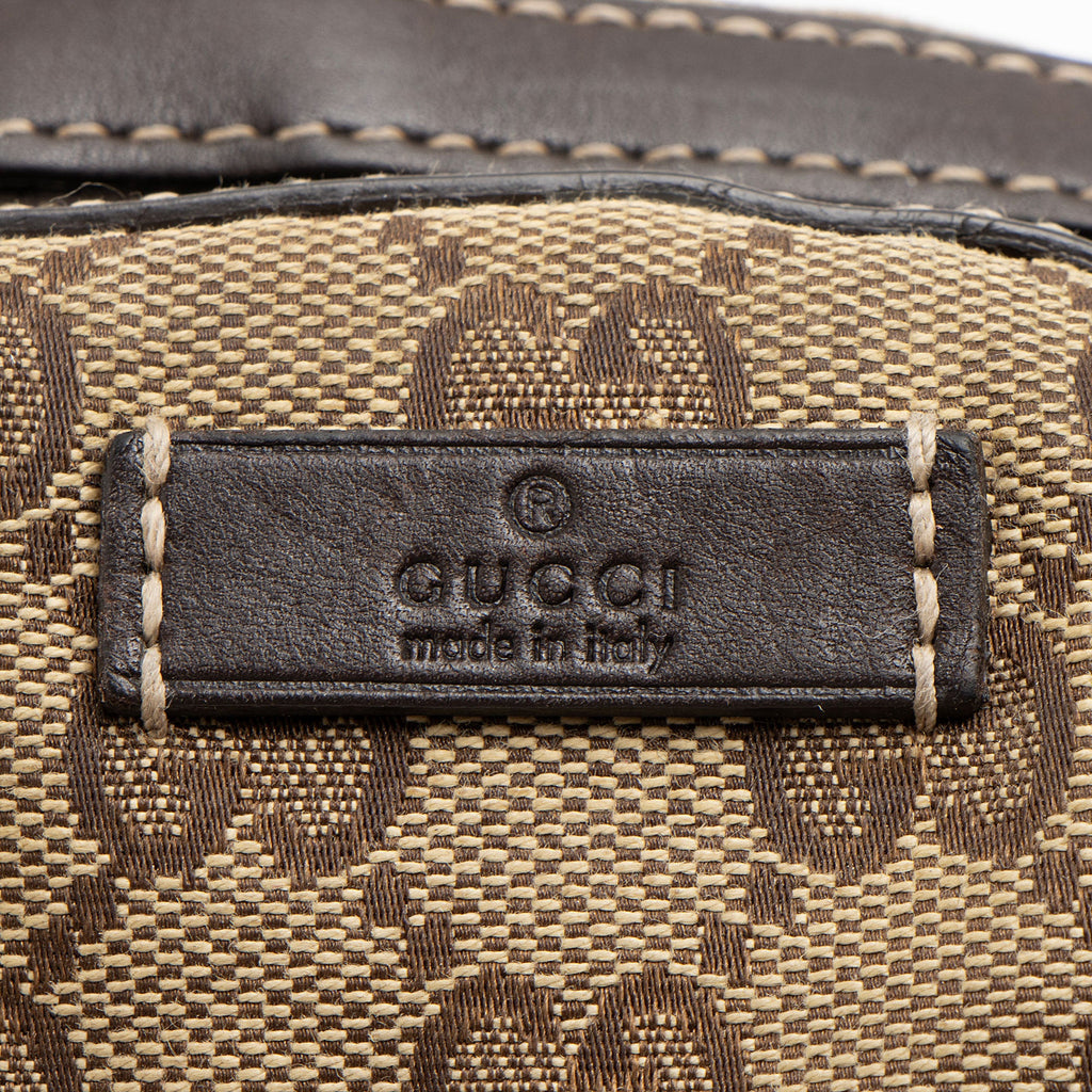 Gucci GG Canvas Bamboo Cosmetic Bag (SHF-h4kppf)