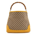 Gucci GG Canvas Bamboo Diana Medium Shoulder Bag (SHF-23523)