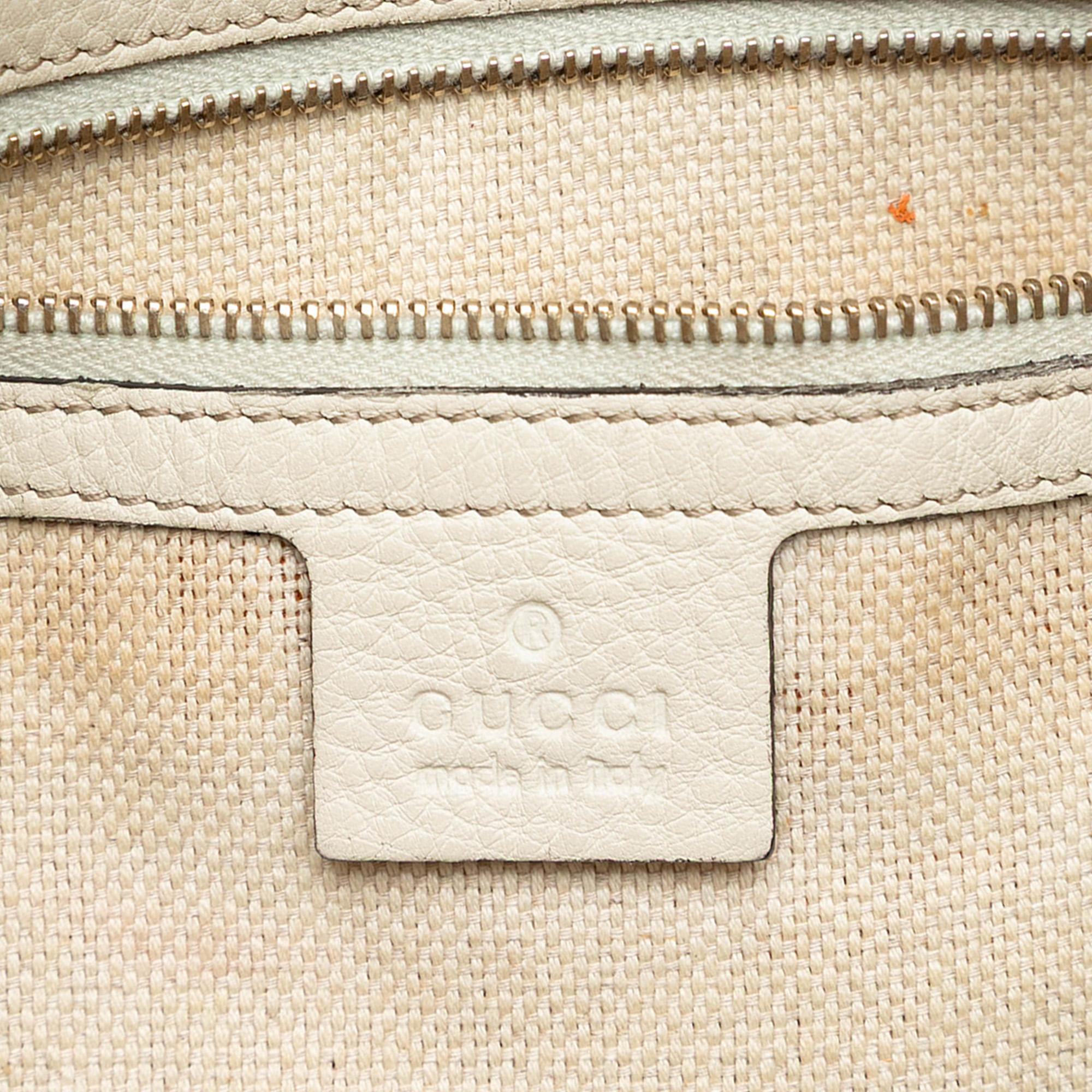 Gucci GG Canvas Bamboo Diana Satchel