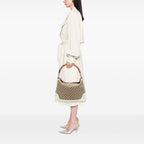 Gucci GG Canvas Bamboo Diana Satchel