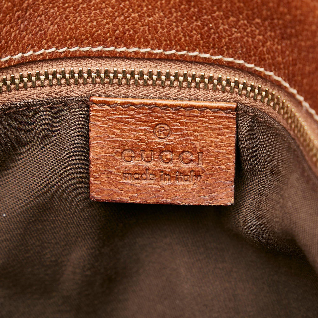 Gucci GG Canvas Bamboo Handbag (SHG-29861)