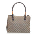 Gucci GG Canvas Bamboo Handbag (SHG-34105)