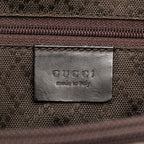 Gucci GG Canvas Bamboo Handbag