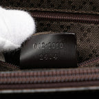 Gucci GG Canvas Bamboo Handbag